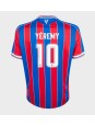 Crystal Palace Yeremy Pino #10 Replika Hemmakläder 2025-26 Kortärmad